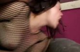 Harder en harder neukt zijn neger lul haar anus