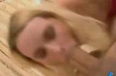 Hitsig geil wijf rijd op grote stijve penis