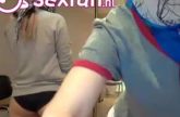 Grappige webcam meisjes in een uur durende sessie