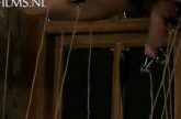 Pijnlijke suspension bondage